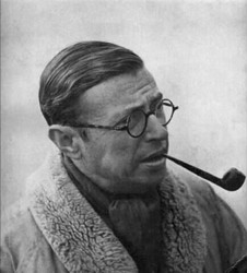Jean-Paul Sartre pipe