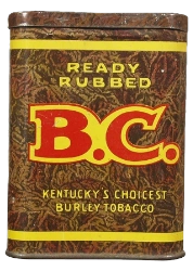boite tabac bc ready rubbed