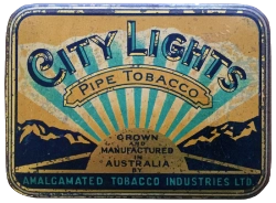 boite tabac city lights flake