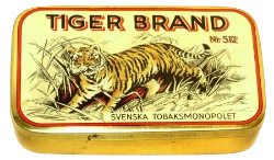 boite tabac tiger brand