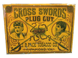 boite tabac cross swords