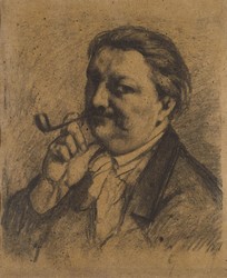 Gustave Courbet pipe