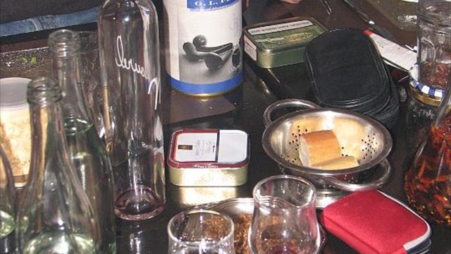 diners parisiens fumeurs de pipe